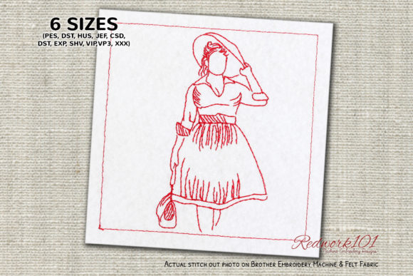 A Vintage Woman Embroidery Review for Real Projects