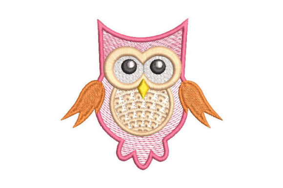 Adorable Cute Owl Embroidery for Craft Fairs