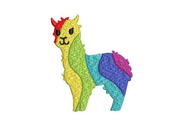 Alpaca: A Cheerful Addition to Your Embroidery Collection