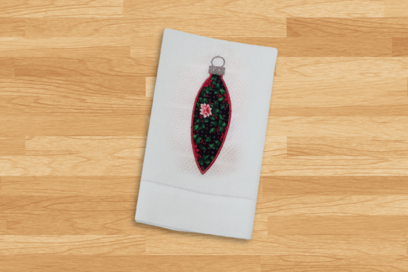 An Embroidery Designer Reviews the Teardrop Christmas Ornament Design