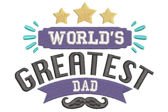 Celebrate Father's Day with This Charming Embroidery