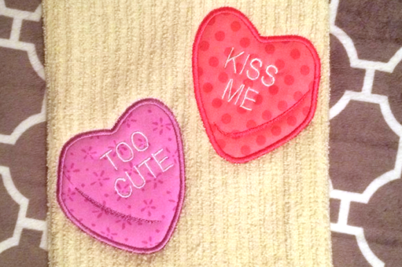 Conversation Hearts Applique: A Designer's Review for Your Holiday Collection
