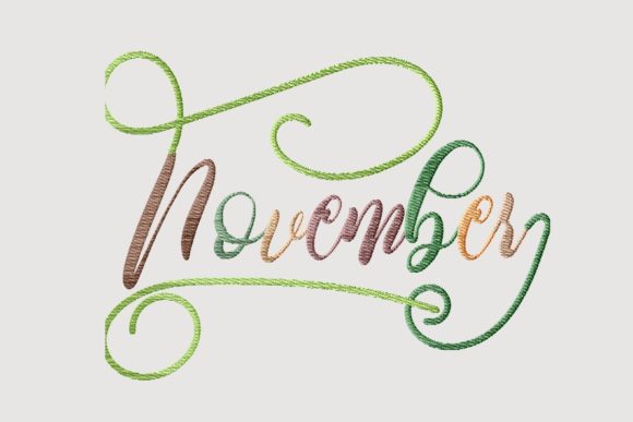 November Lettering: A Charming Addition for Your Craft Fair