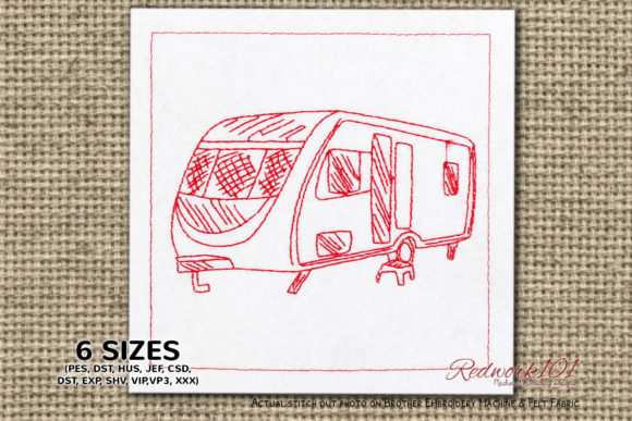 Parked Camper Lineart: A Professional Design Review for Merch & Patches