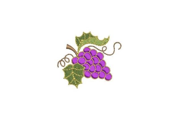 Small Bunch of Grapes Embroidery: A Designer's Review