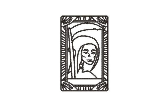 Tarot Card Death: A Seasonal Embroidery Review
