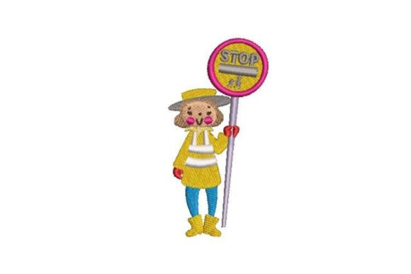 The Lollipop Lady: A Heartwarming Seasonal Embroidery Design