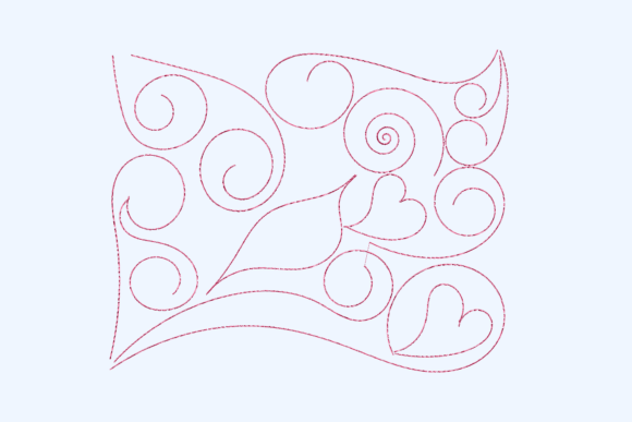Winter Swirling Embroidery: A Frosty Masterpiece for Holiday Products
